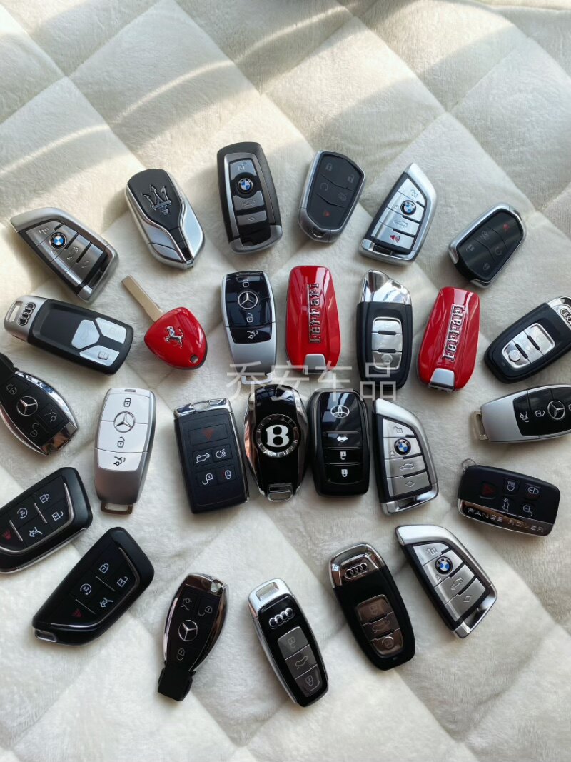 钥匙适用于豪车奔驰宝马路虎法拉利玛莎拉蒂劳斯莱斯模型汽车钥匙