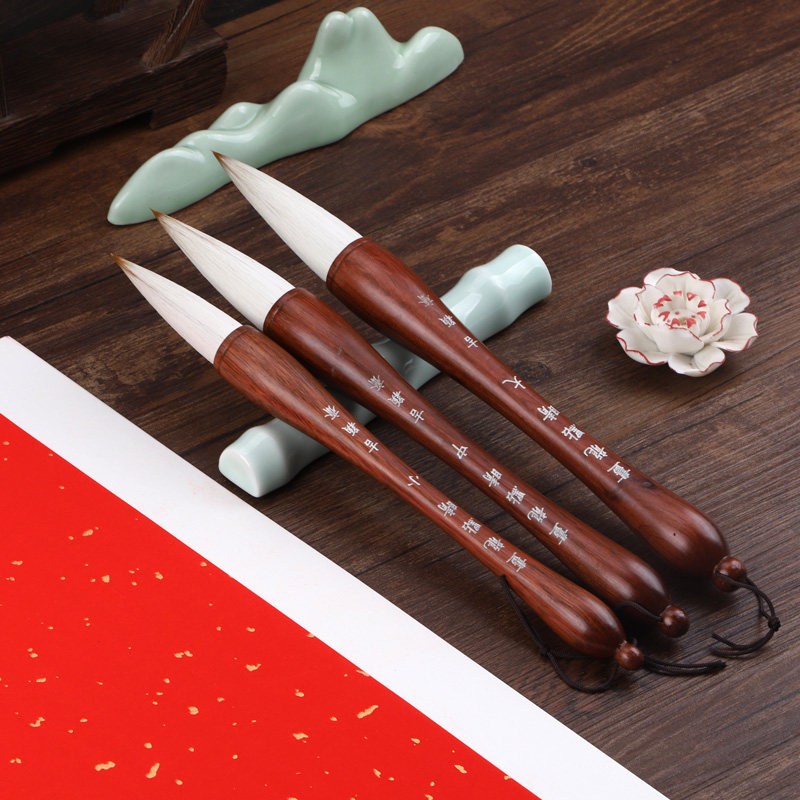 毛笔大毛对联大斗笔春联创作书法兼毫用笔专用毛笔