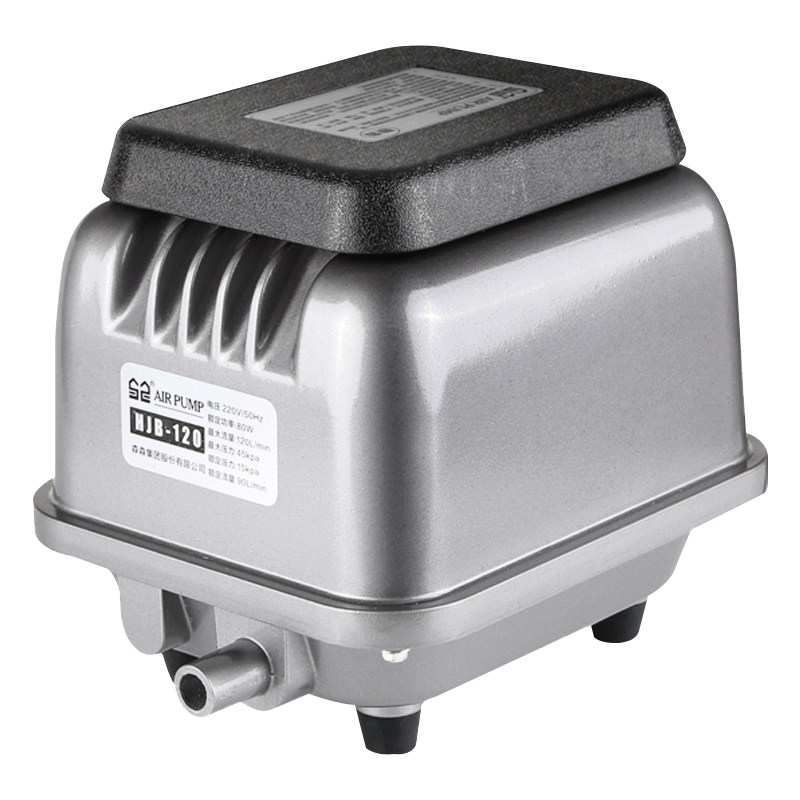 气泵森森hjb增氧泵打氧机养鱼氧气海鲜养殖冲氧泵