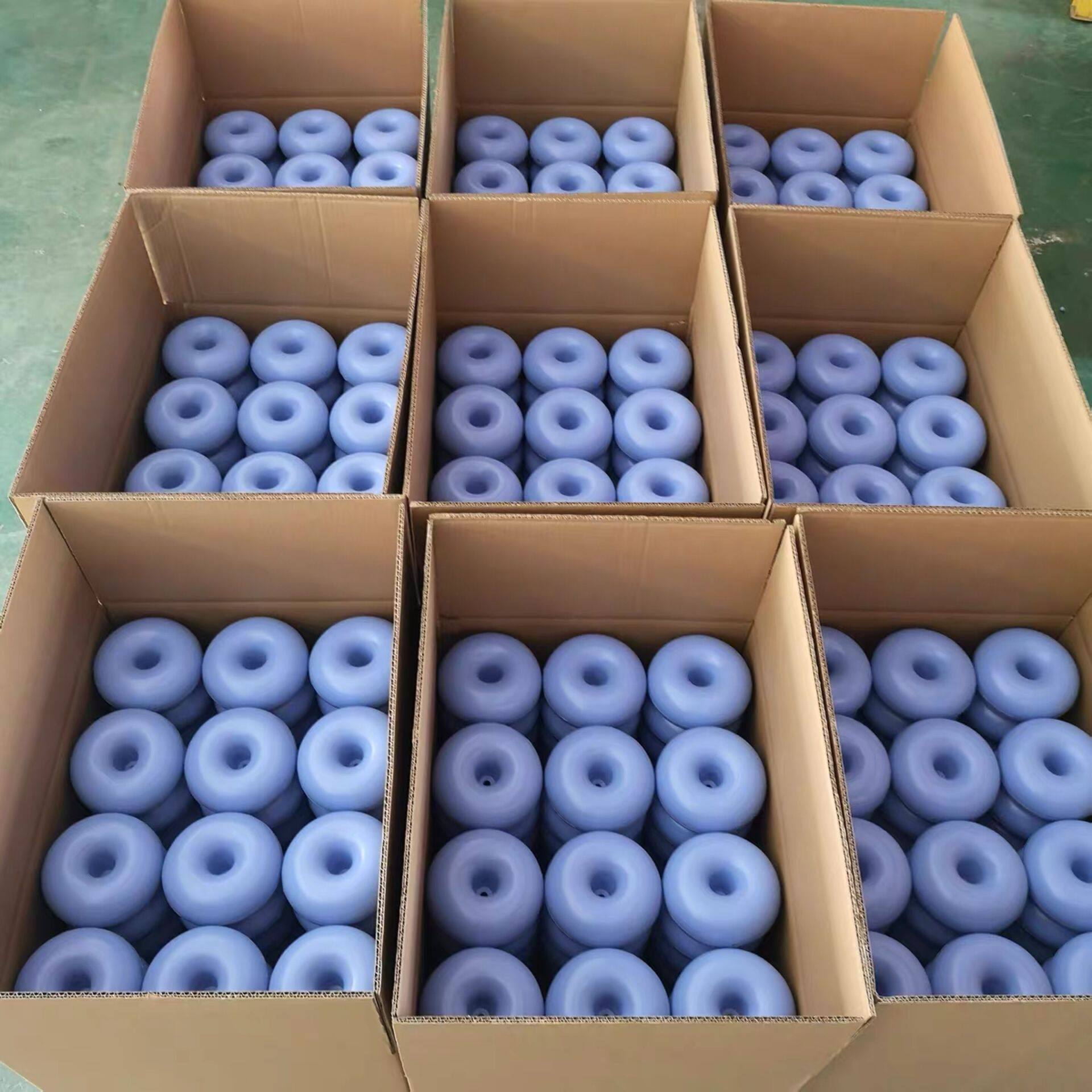 防震木箱包装托盘缓冲橙色60225减震标签厂家塑料托盘