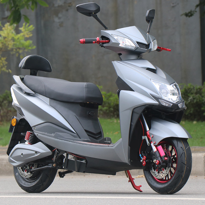 迅鹰尚领电动车电瓶车踏板车60v72v男女加长通用成人电动摩托车