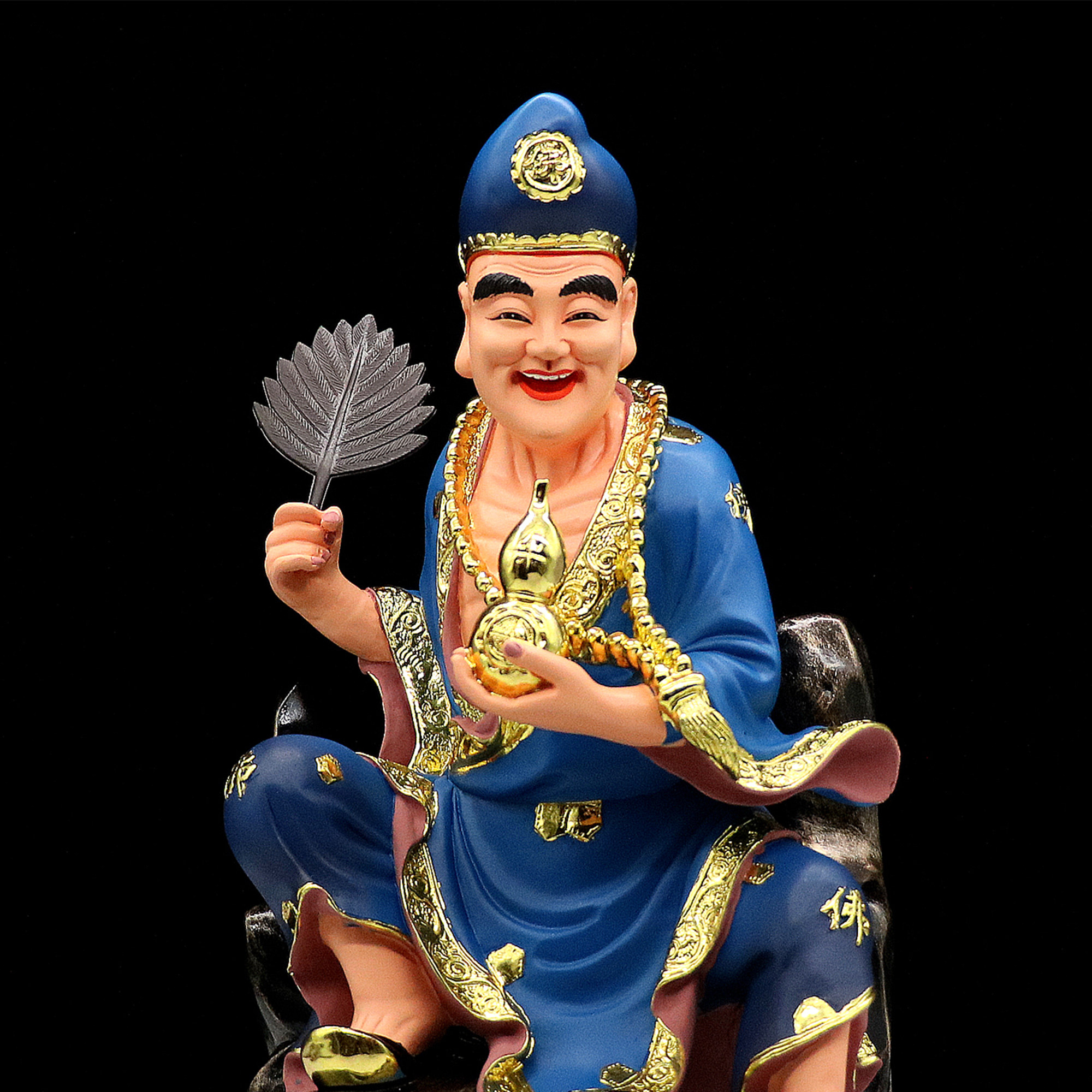 济公包邮树脂神像活佛佛像降龙罗汉济癫像道摆件