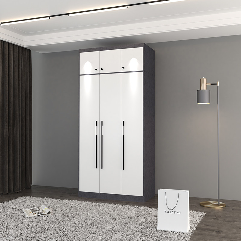 衣柜简约现代经济型定制家用卧室储物两儿童网红衣柜