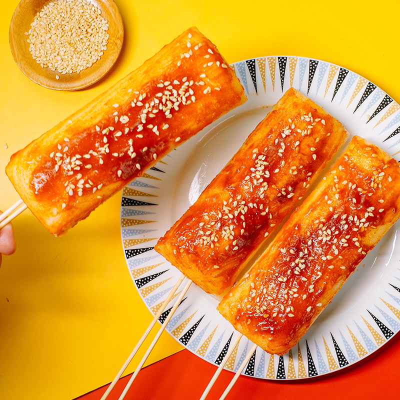 年年高网红脆皮年糕商用油炸年糕专用酱手工宁波水磨年糕条1000g