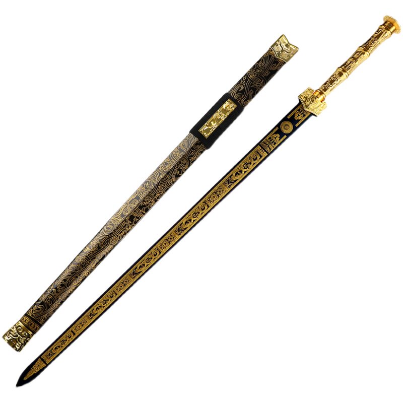 神炉宝剑真剑长款八面汉剑刀剑龙泉汉服配剑刀剑