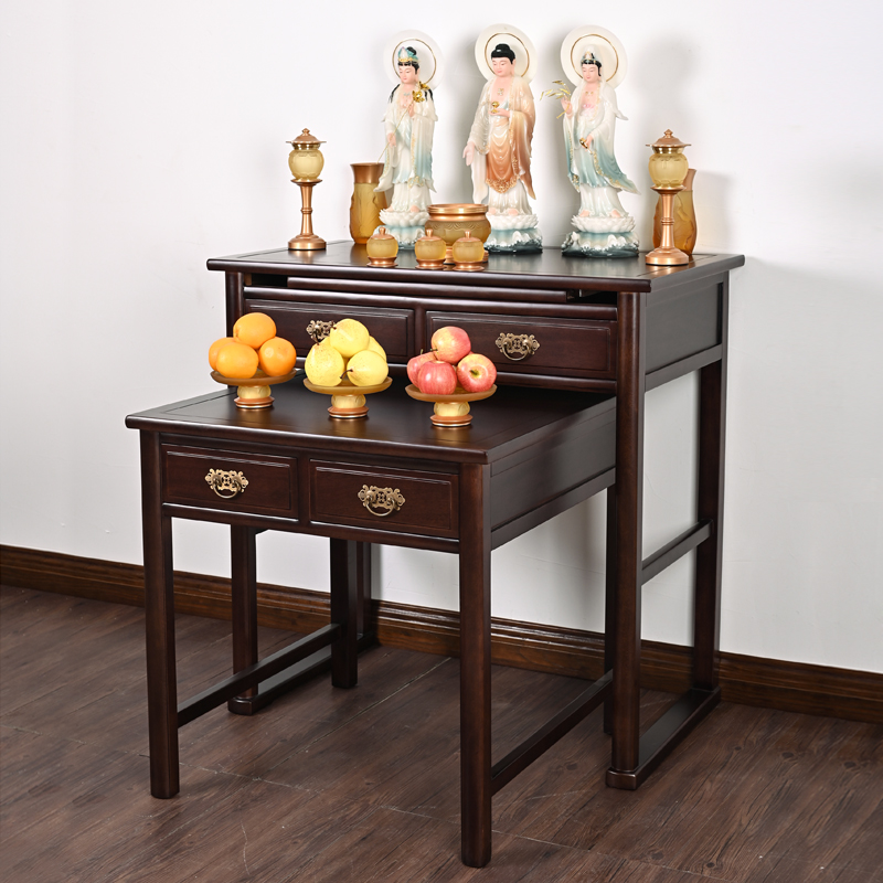 实木供桌佛台家用财神柜供台香案现代简约神台观音供桌