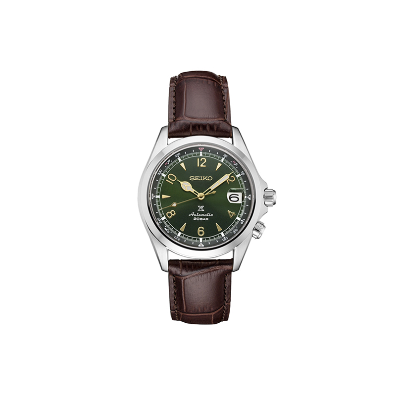 SEIKO精工日本官方正品登山者运动防水表带机械男士手表SPB121J1
