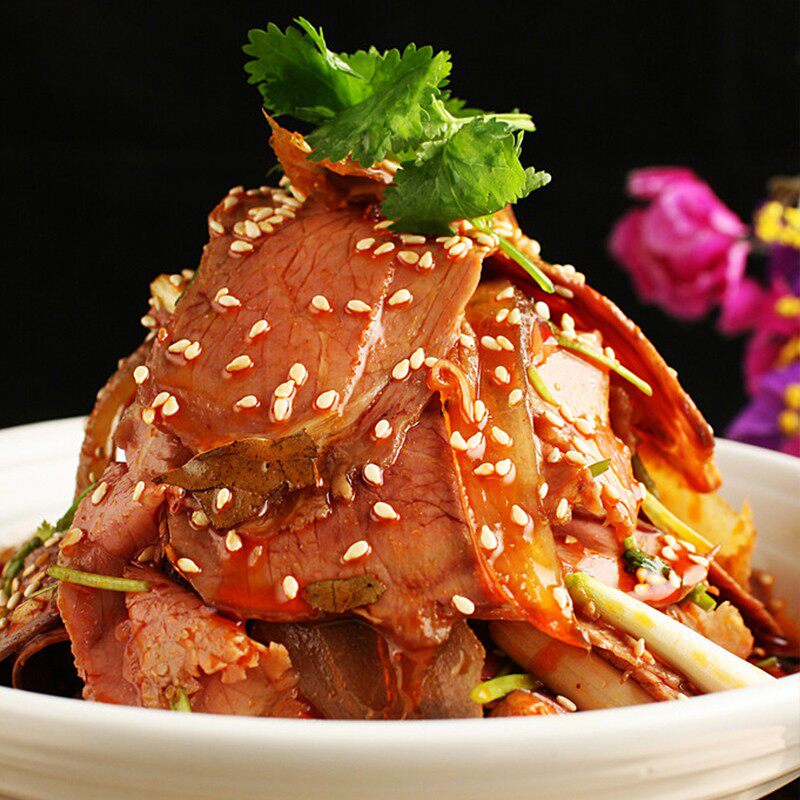 新鲜四川凉拌夫妻肺片酒店饭店特色半成品凉菜凉菜