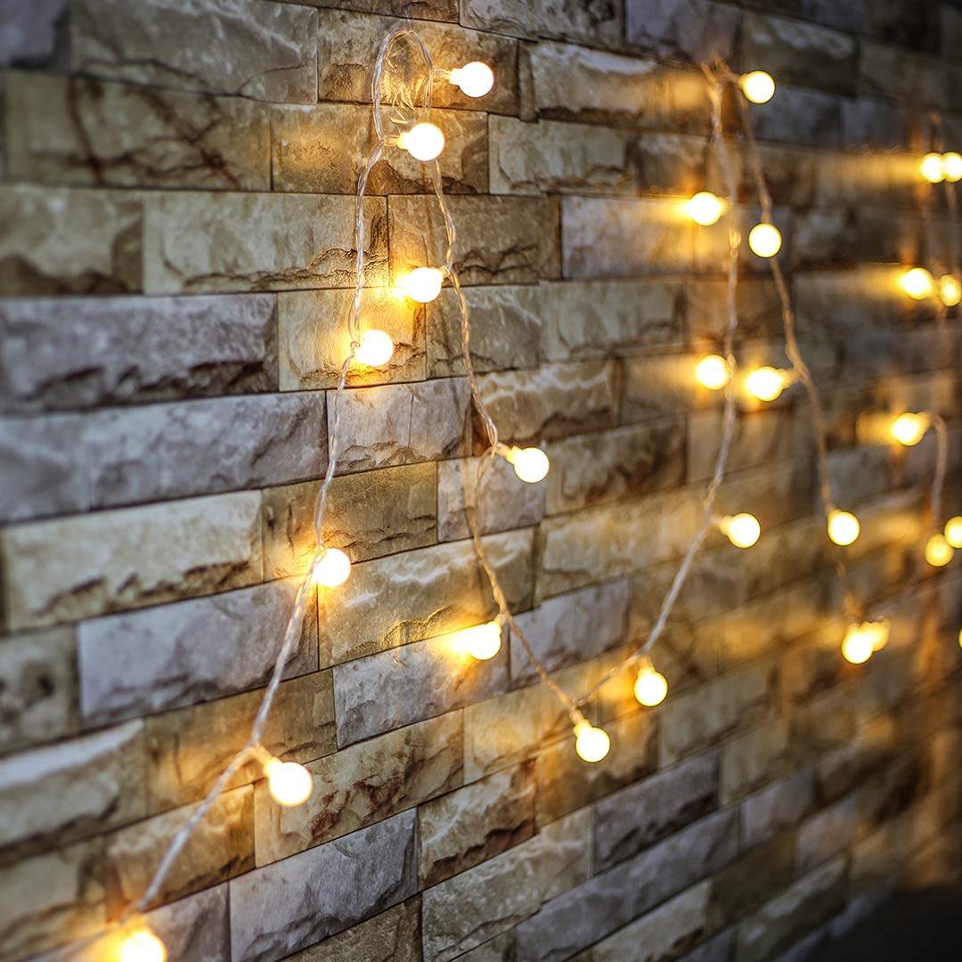 led彩灯圆球小彩灯串灯节日装饰灯卧室少女心ins装饰星星婚庆灯串