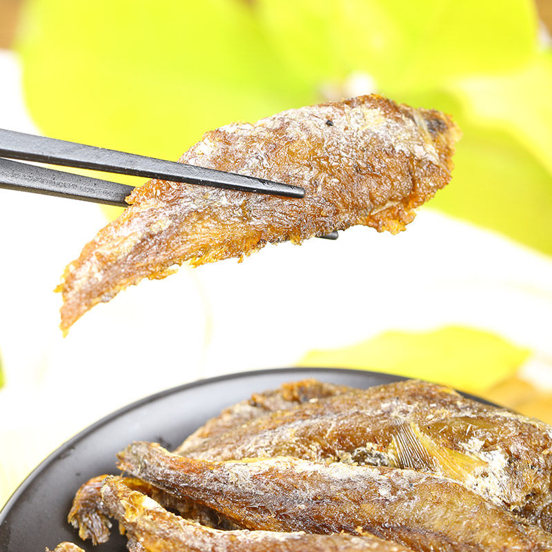 舟山特产香酥小黄鱼1000g即食香辣小鱼仔海鲜零食黄花鱼小吃鱼干