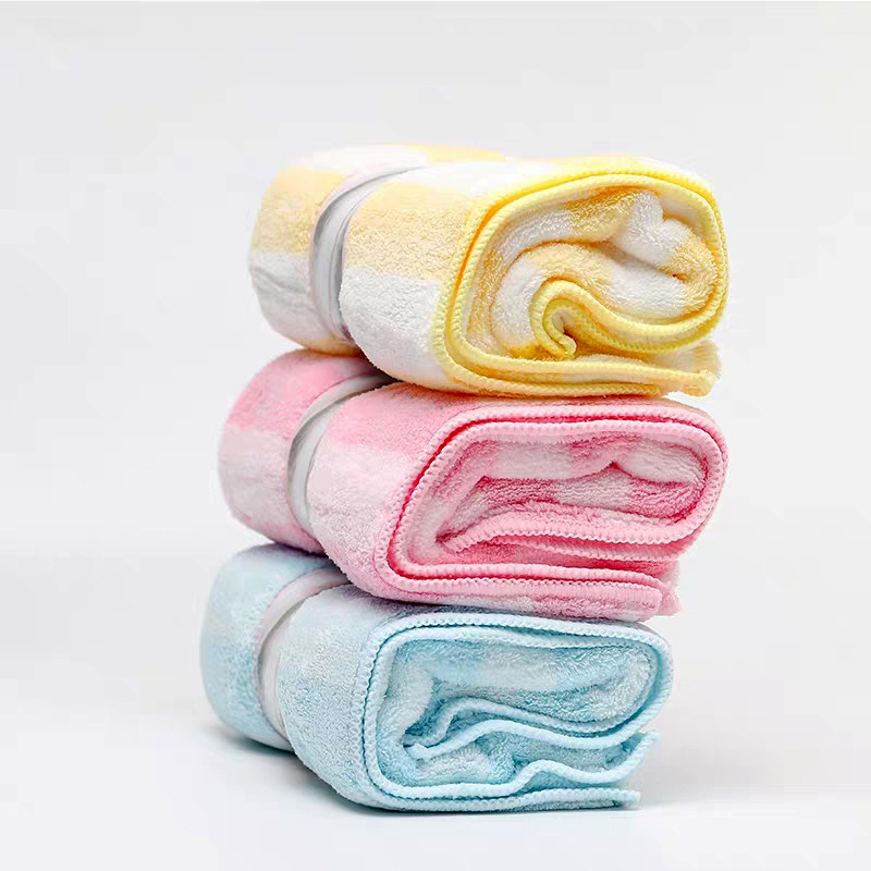 苏尚儿susisang阳离子长毛毛巾情侣洗脸条纹家用成人毛巾