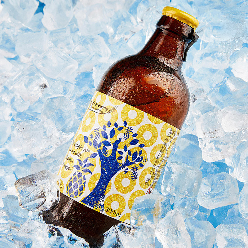 日本酒语进口北海道小樽果酿啤酒酒精酿水果酒啤酒