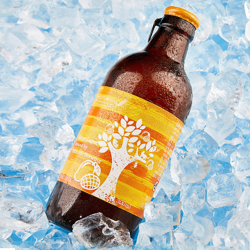 日本酒语进口北海道小樽果酿啤酒酒精酿水果酒啤酒