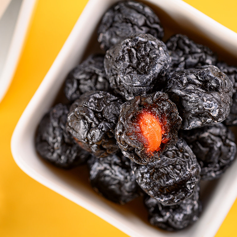 话梅新鲜货罐装休闲办公室乌梅果脯装水500g包邮大梅类制品