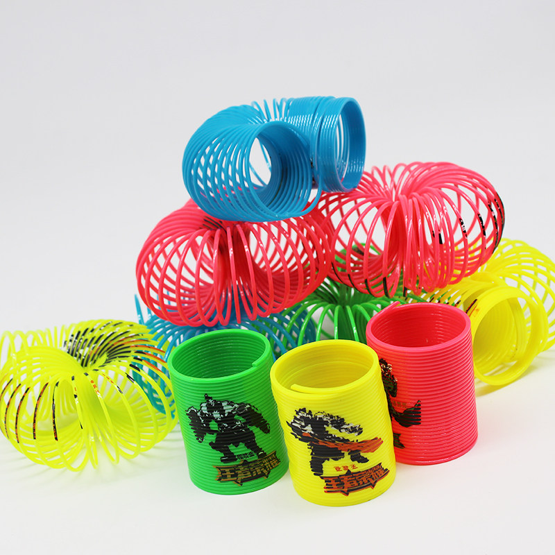 玩具学校周边多彩弹簧彩虹七彩伸缩弹力魔术过家家玩具