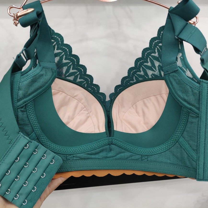 新款安吉婷8819羽丝丝棉柔软透气内衣无磁钢圈文胸