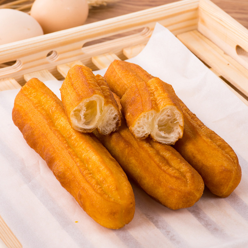 油条三全酥脆800g20根油炸小吃半成品营养早餐包点