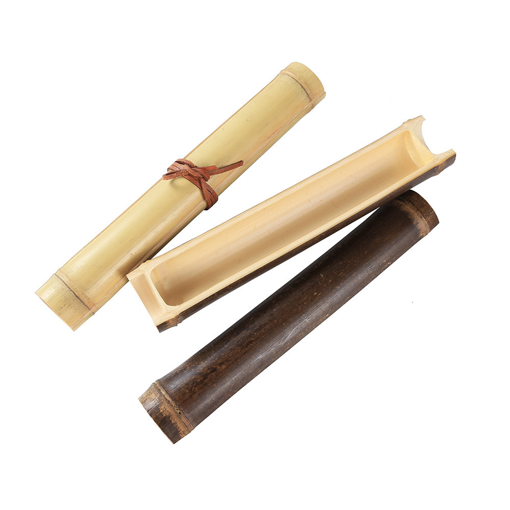 秋兰diy水晶滴胶3d树脂画金鱼ab胶环氧树脂胶竹筒收纳容器紫黄竹