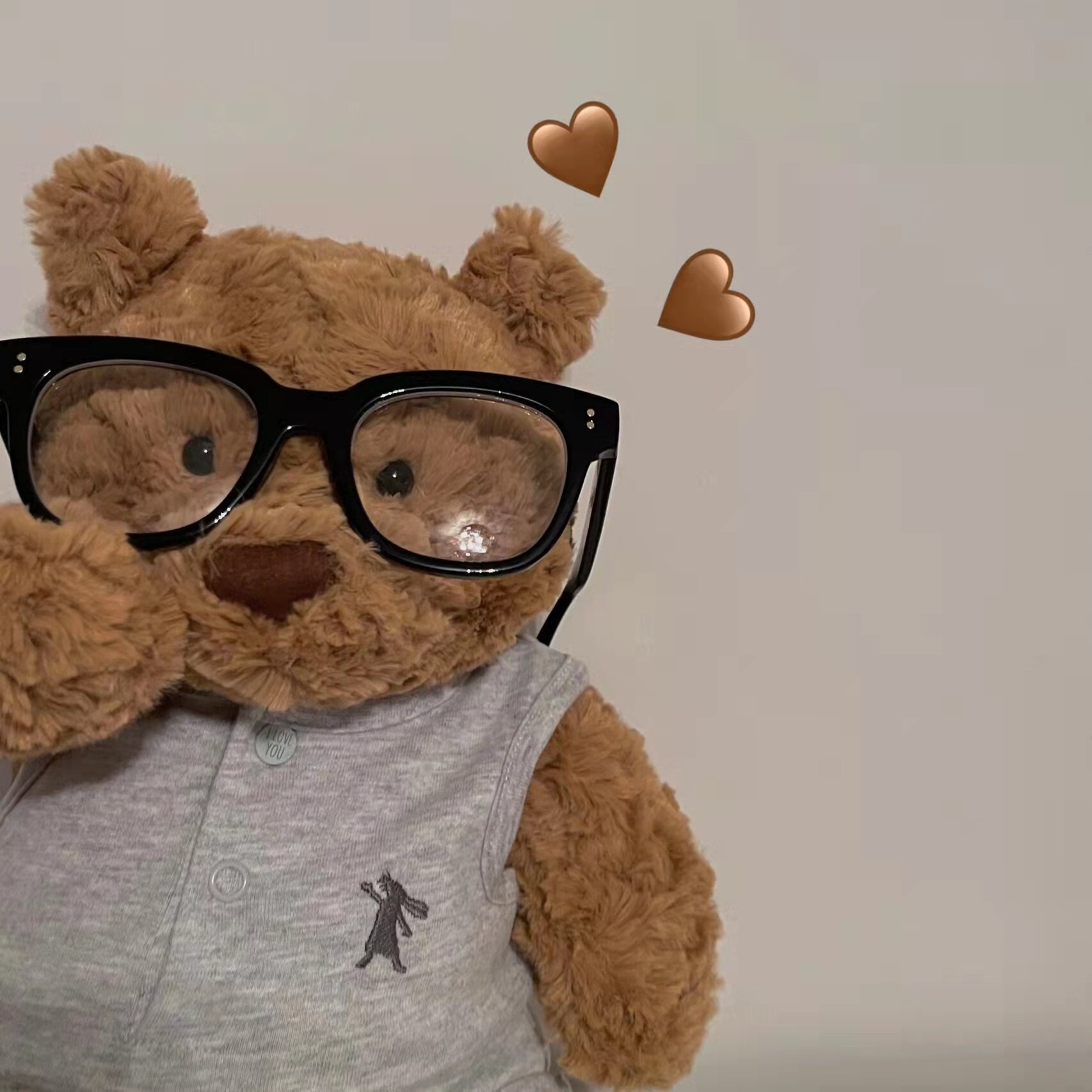 jellycat英国正品bumblybear笨笨熊泰迪毛绒安抚玩具毛绒