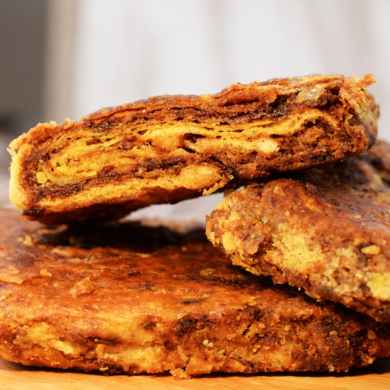 内蒙古特产丰镇胡麻油手工呼市红糖焙子750g早餐烘焙糕早点心烧饼