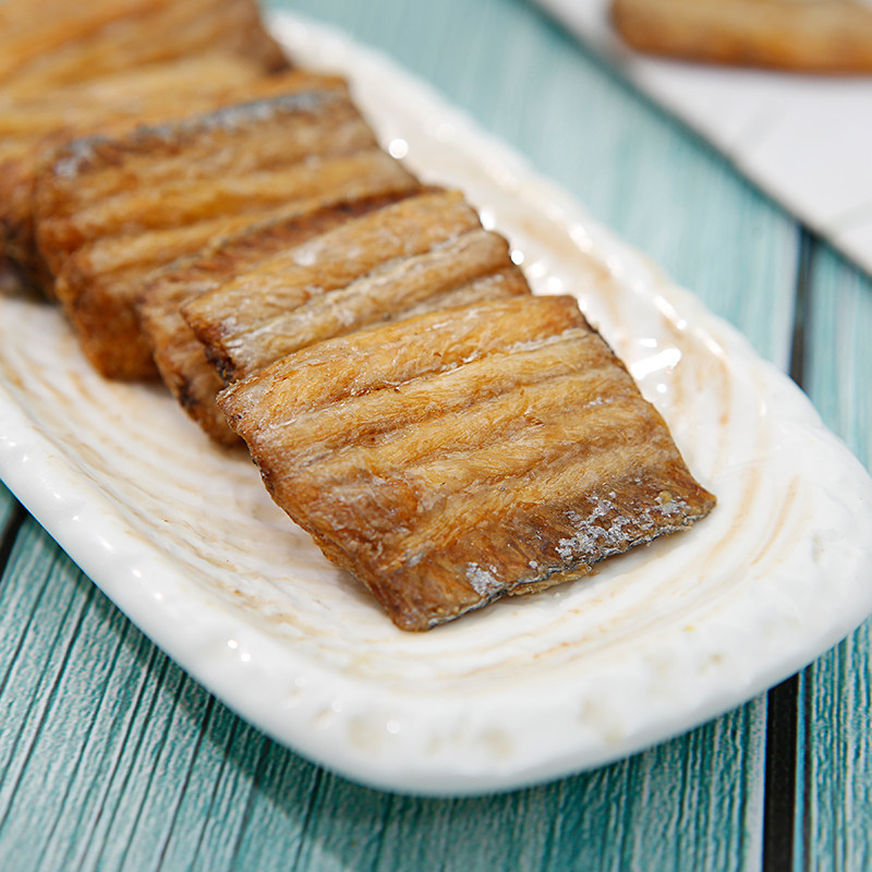 网红同款香酥带鱼酥的带鱼干即食五香烤刀鱼段海鲜休闲零食250g装