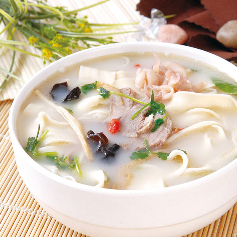 河南特产老郑州烩面 老汤羊肉烩面1包460g 非油炸方便面 4份免邮