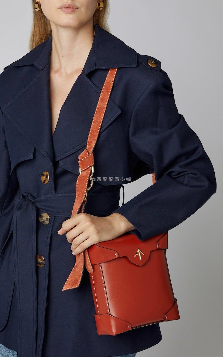 清仓现货manuatelier合集单肩斜挎百搭拼色箭头通用款女包