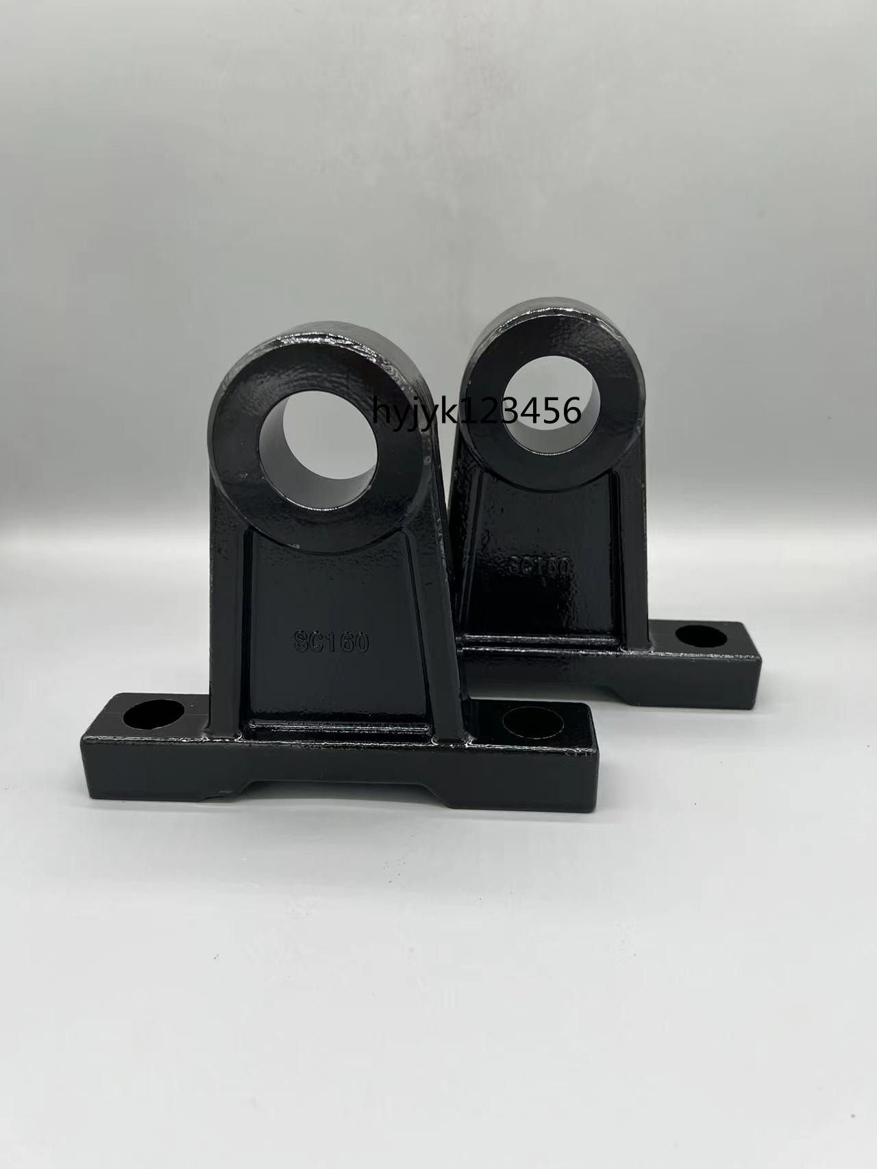 亚德客sc200气缸中摆底座f-sc200tcm1耳轴支座成品品包气缸