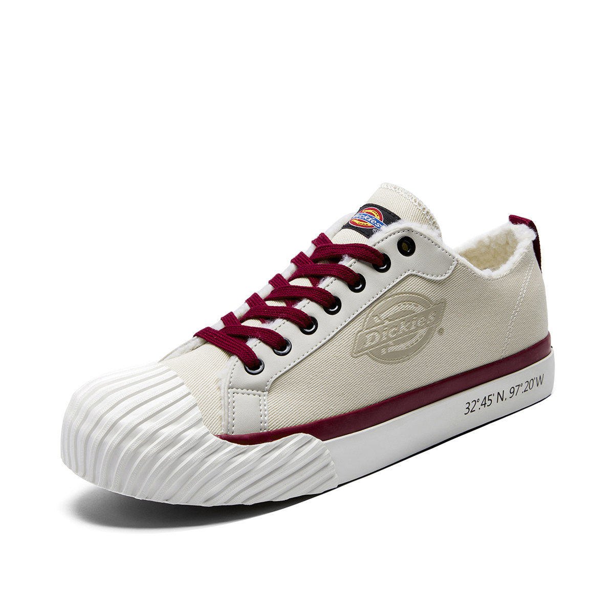 dickies男鞋加绒加厚帆布布鞋女低百搭男士休闲帆布鞋