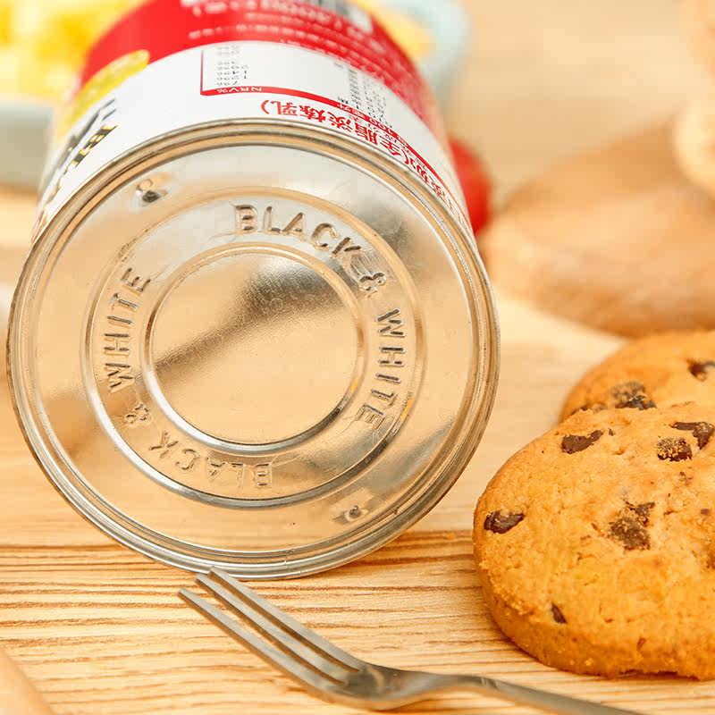 白菜价黑白全脂淡奶淡炼乳400g罐装烘焙咖啡港式丝袜奶茶饮品原料家用