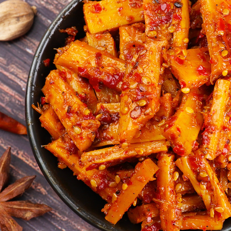 妙滋味牛板筋麻辣香辣自拌大袋小包装散装牛肉干特产休闲零食小吃