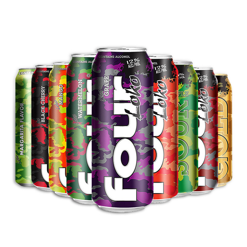 原装进口four酒four loko水果酒四洛克酒果酒1罐装饮料鸡尾酒