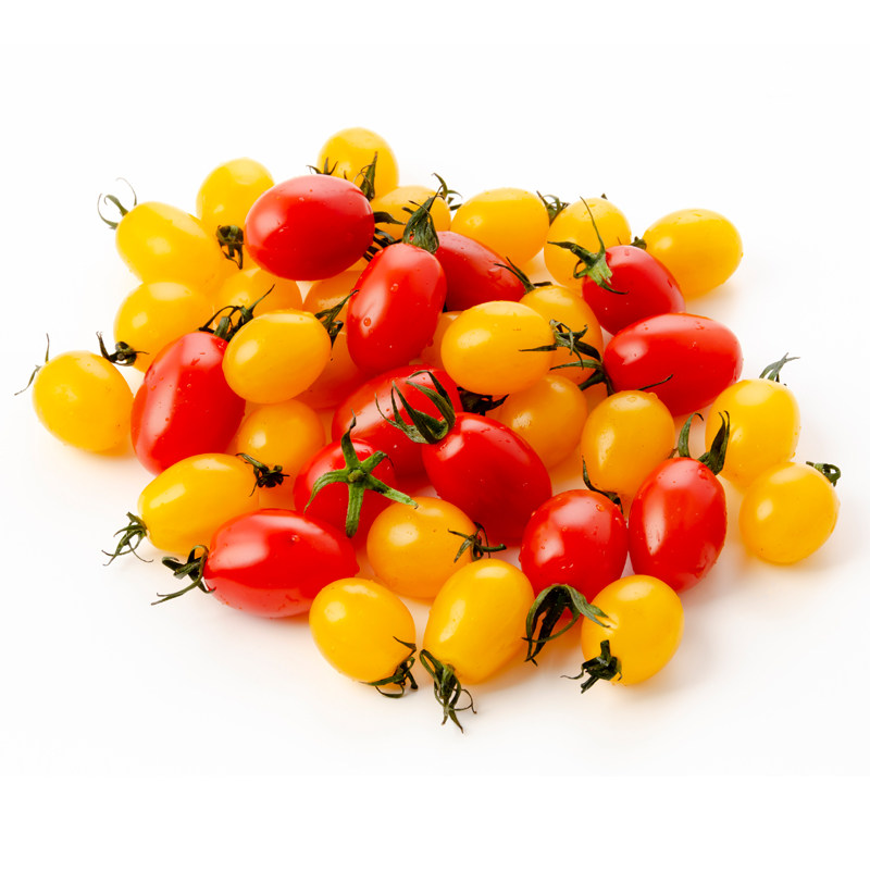 彩色小番茄450g红黄新鲜圣女果双色小西西红柿樱桃番茄