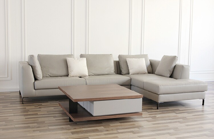 沙发希可北欧欧意式极小户户型简约客厅现代皮艺沙发