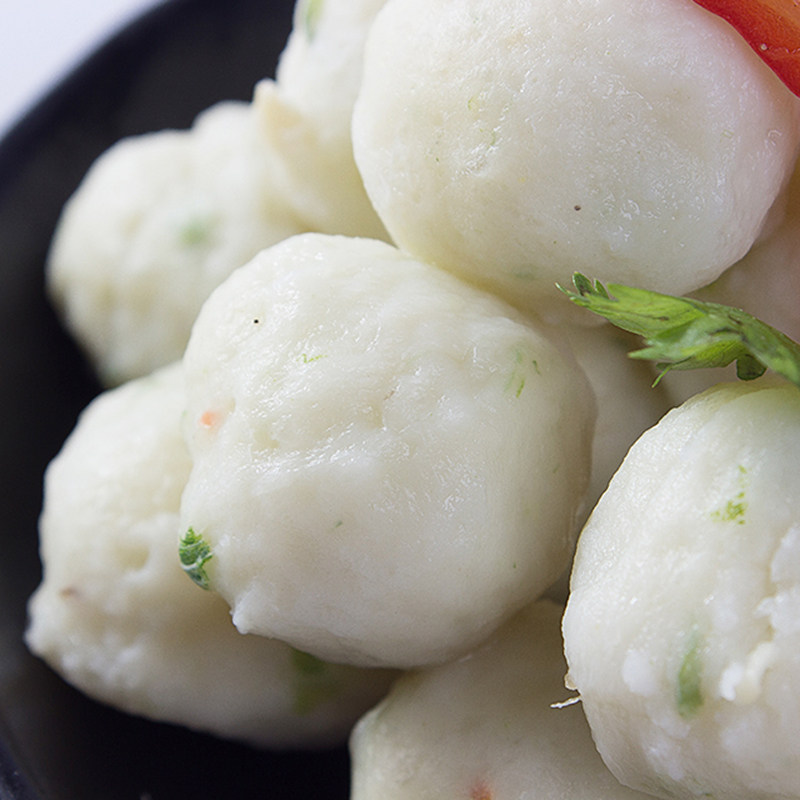 葱花鱼丸500克火锅食材麻辣烫串串关东煮鱼丸子鱼丸