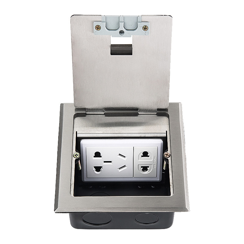 地插插座奔际不锈钢防水水地隐藏藏式家用地面地插