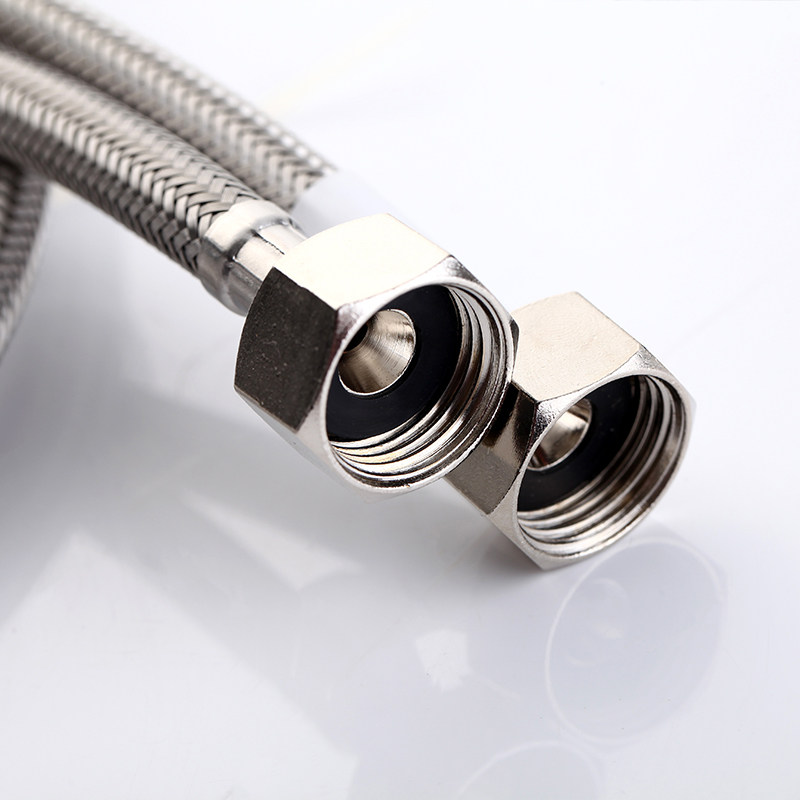 龙头科勒原装冷热水面盆配件进水4分接口软管进水软管