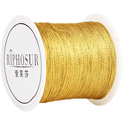 金线金银线编织绳金丝线手工金色编绳线绳手绳幻彩刺绣手链的绳子