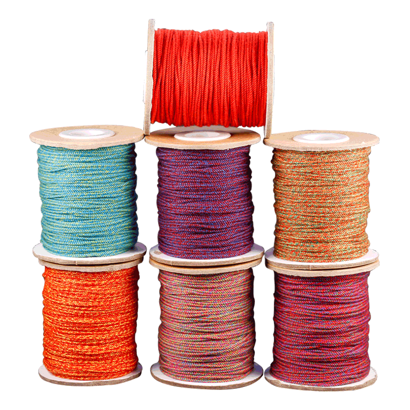 手搓棉线文玩线绳棉绳流苏穗子手工编织手串线