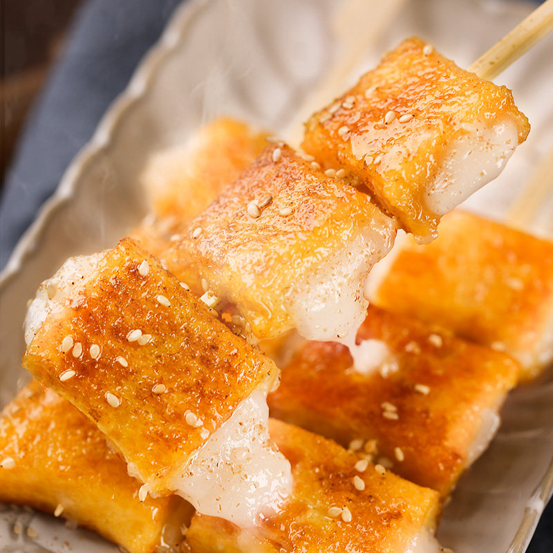 满减麻吉烧125g大米年糕丸子麻辣烫关东煮火锅烧烤豆捞食材