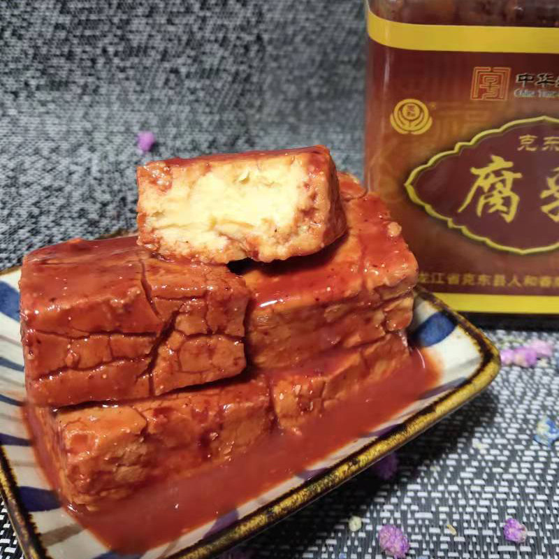 腐乳正宗东北特产克东1斤红方下饭饭菜散装豆腐乳