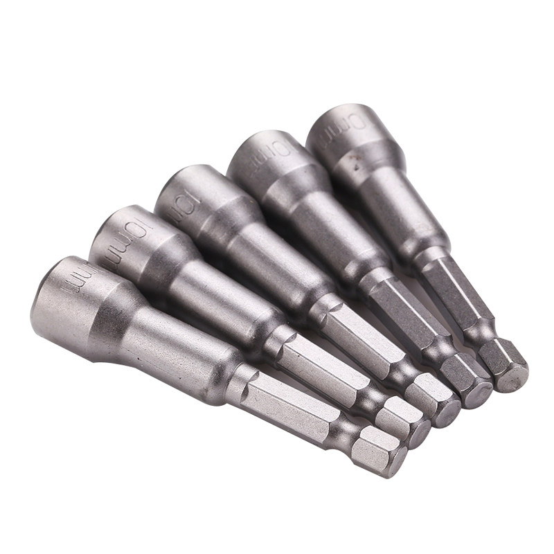 外六角强磁性套筒批头电钻气动螺丝刀自攻起子风批套头六角柄套筒