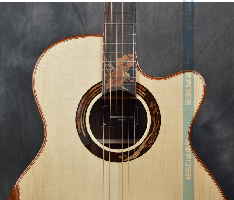 merida美丽达全单民谣吉他41寸春夏秋冬四季手工系列吉他民谣吉他