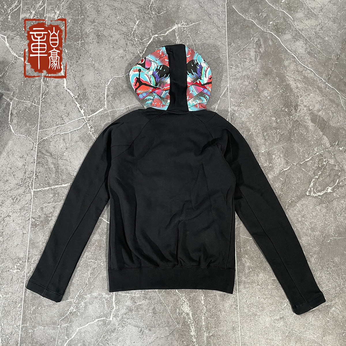 自豪airjordancnyvarsityaj中国风筝外套连帽运动茄克