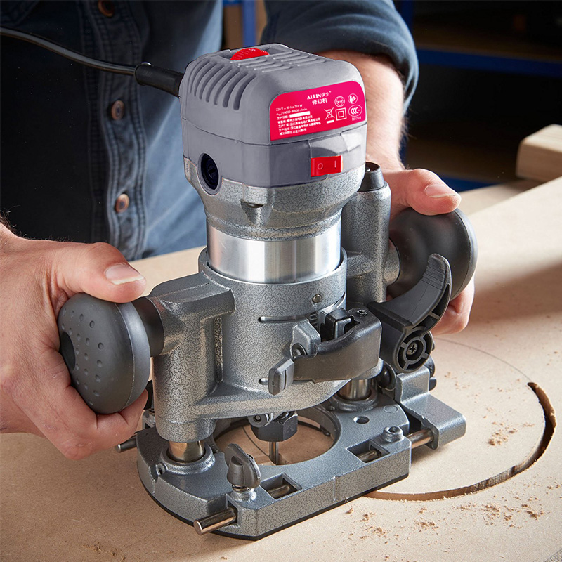 俱全多功能修边机木工开槽机开孔机雕刻机锣机开榫电动工具电木铣