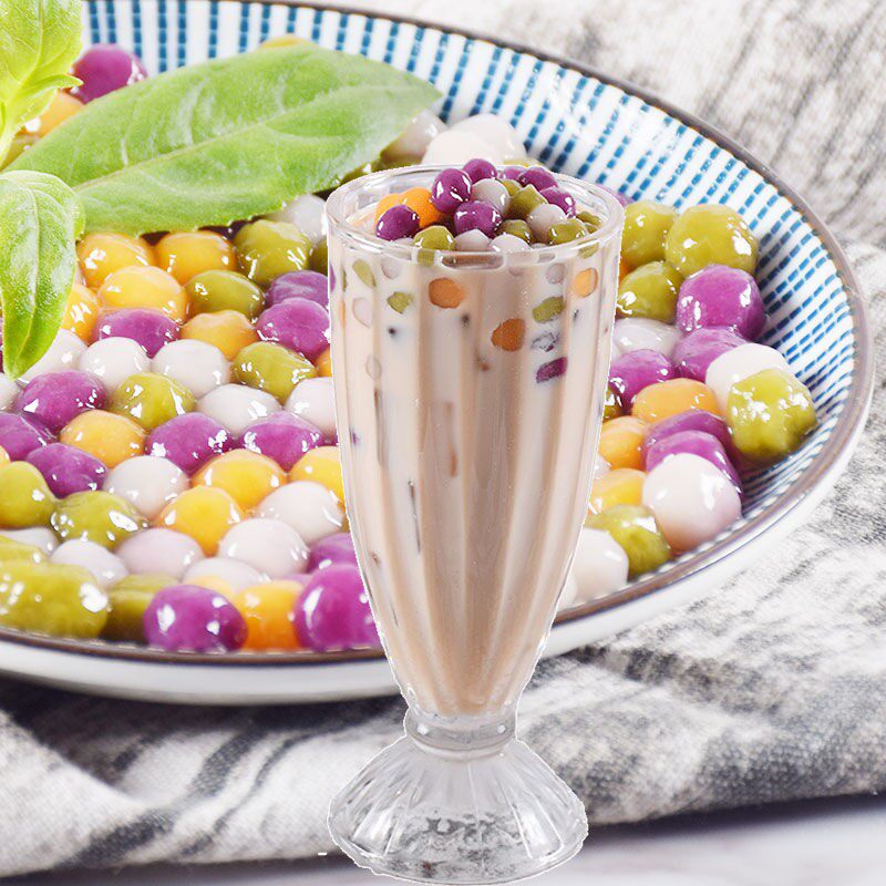 台湾大芋丸烧仙草套餐手工鲜芋仙小芋圆成品杯装奶茶