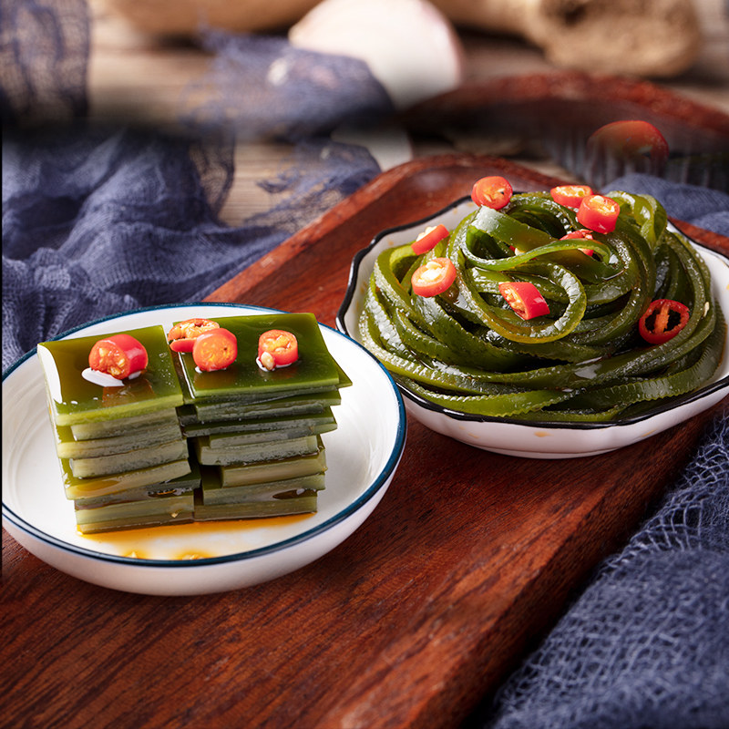 鸭子海带丝片400g开袋即食包装海草零食小吃海带零食