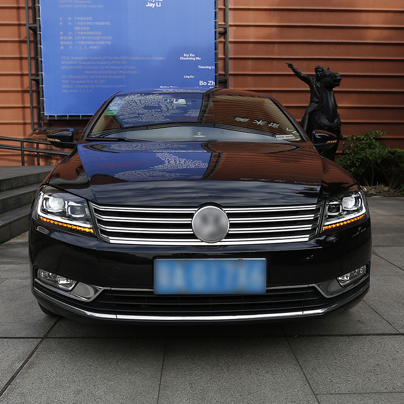 专用于12-16款迈腾大灯总成 大众迈腾b7改装氙气大灯led日行灯-mc母婴