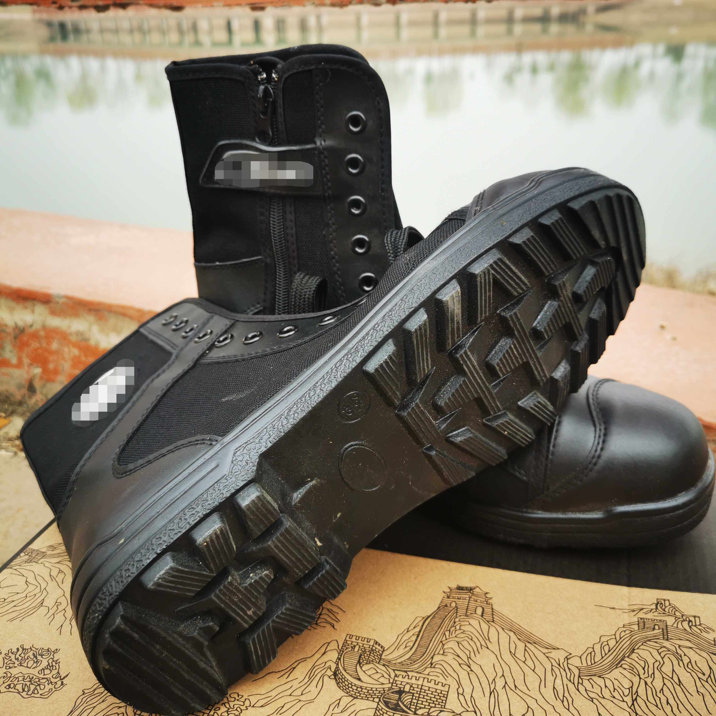 特勤保安鞋女作训鞋男高帮透气执勤春夏作战运动护具