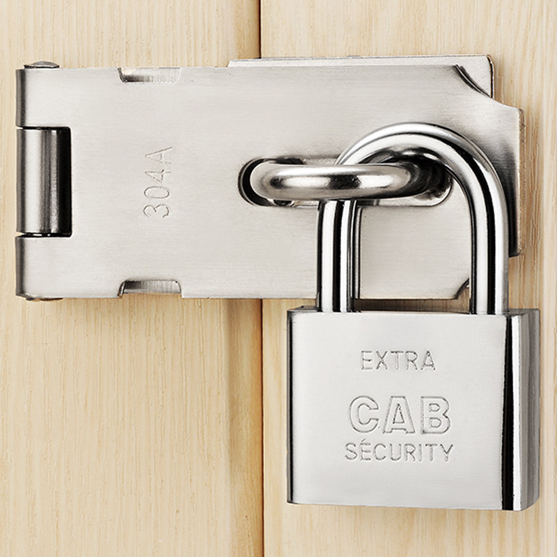 撬锁不锈钢挂锁户外锁具家用大门门锁防水防锈挂锁